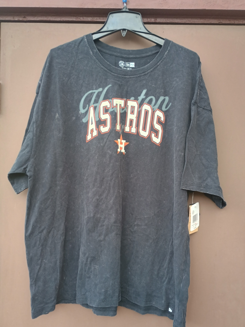 New Era Houston Astros Black Short Sleeve Tee